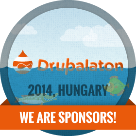 Drupalaton 2014 - We are sponsors